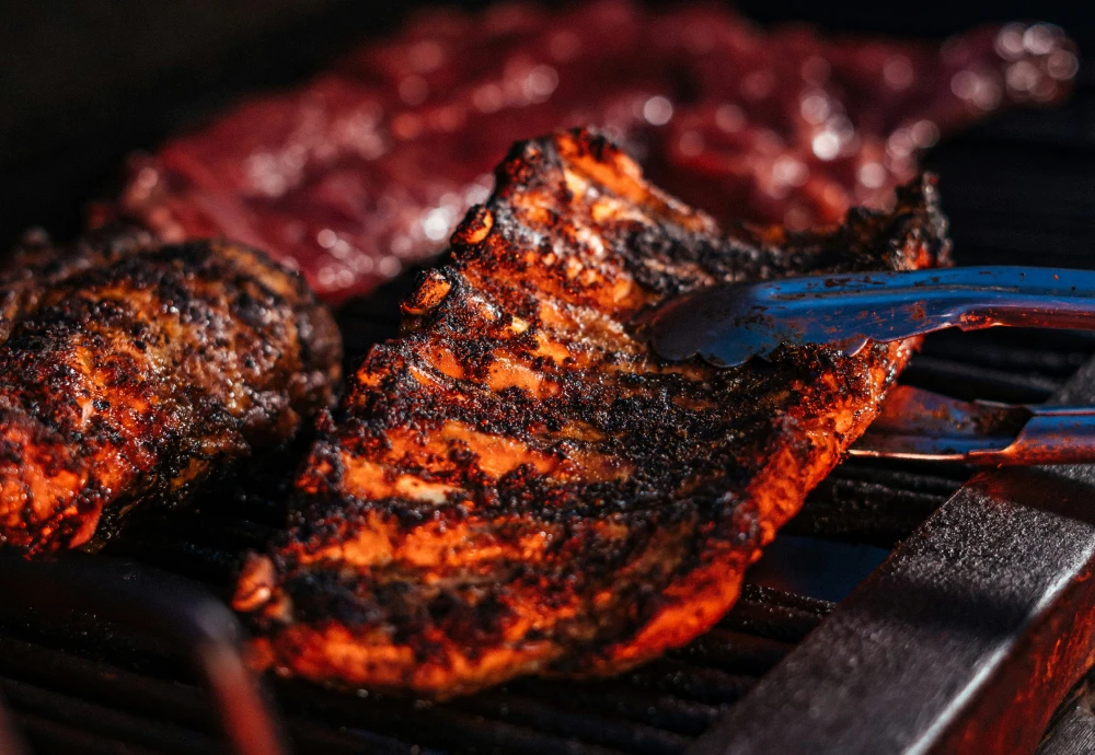 barbecue grill and smoker combo